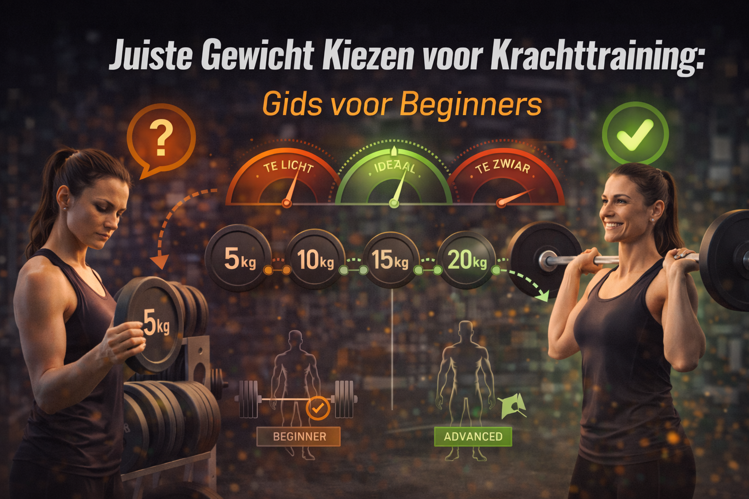 Juiste Gewicht Kiezen voor Krachttraining: Gids voor Beginners