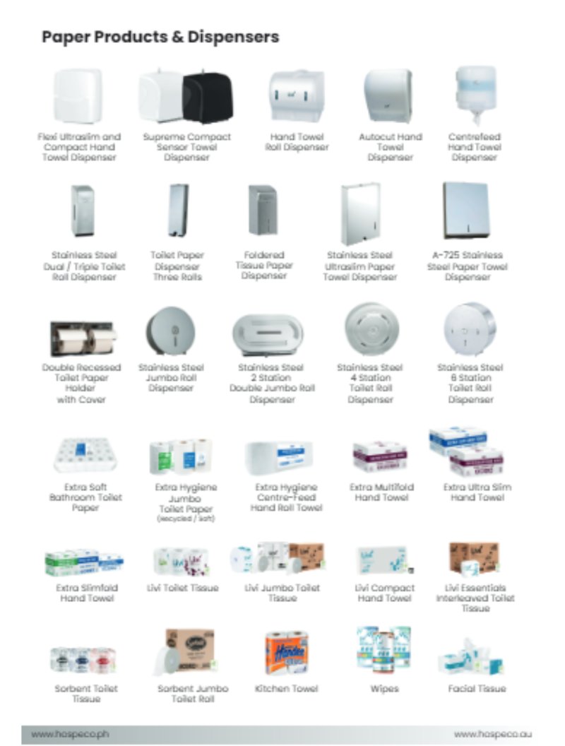 Hospeco AU Product Guide — page 8