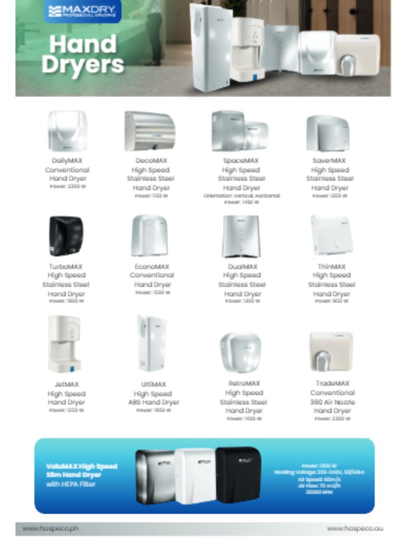 Hospeco AU Product Guide — page 9