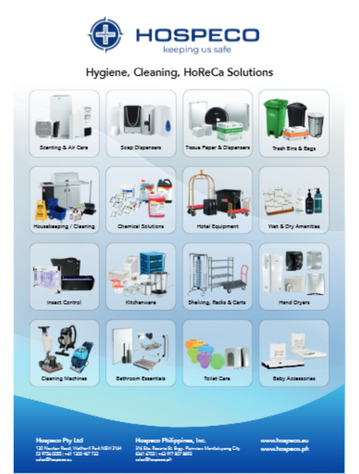 Hospeco AU Product Guide