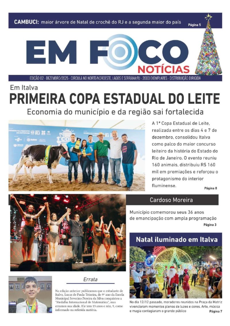 Jornal Em Foco - Edição 02 — page 1