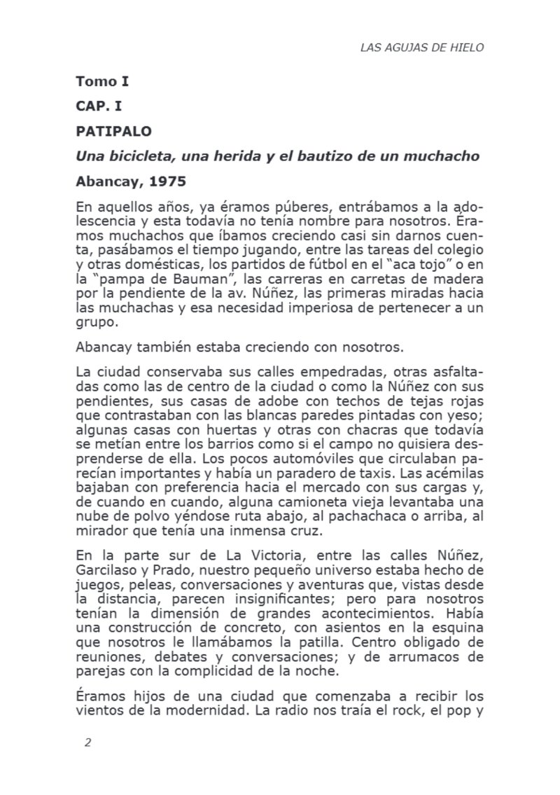 LIBRO AGUJAS DE HIELO I — page 2