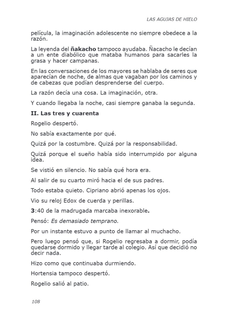 LIBRO AGUJAS DE HIELO I — page 108