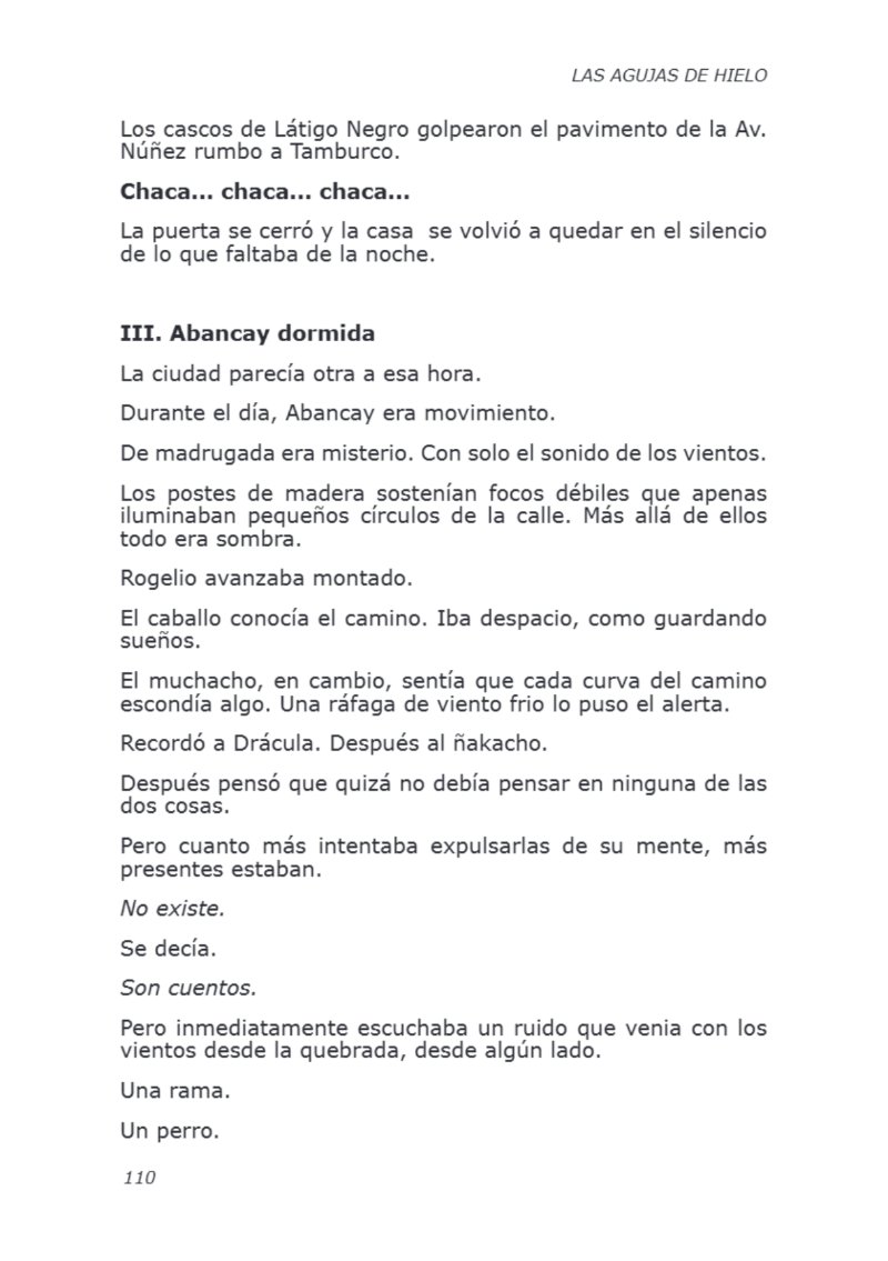 LIBRO AGUJAS DE HIELO I — page 110