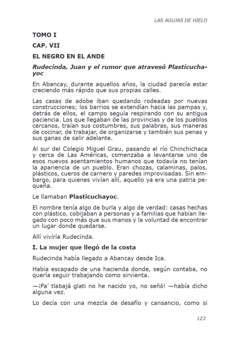 LIBRO AGUJAS DE HIELO I — page 123