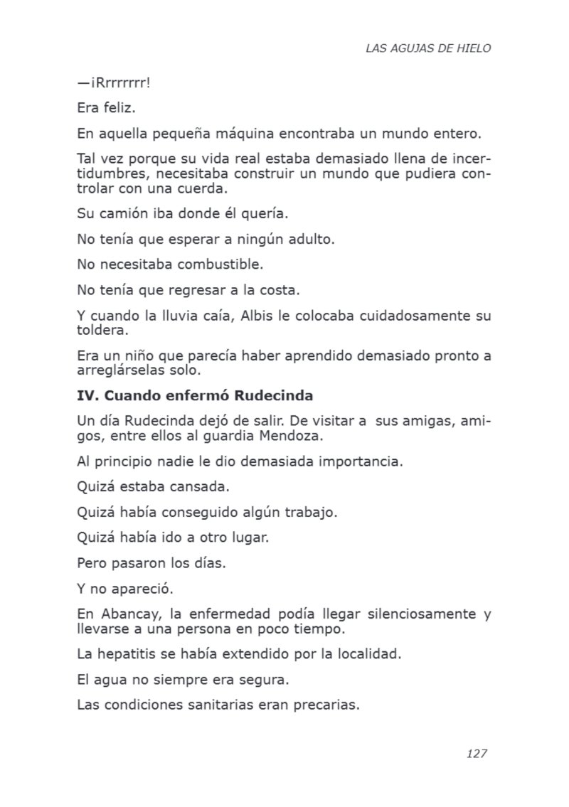 LIBRO AGUJAS DE HIELO I — page 127