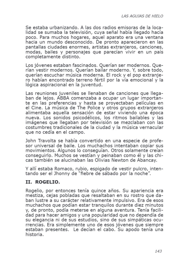 LIBRO AGUJAS DE HIELO I — page 143