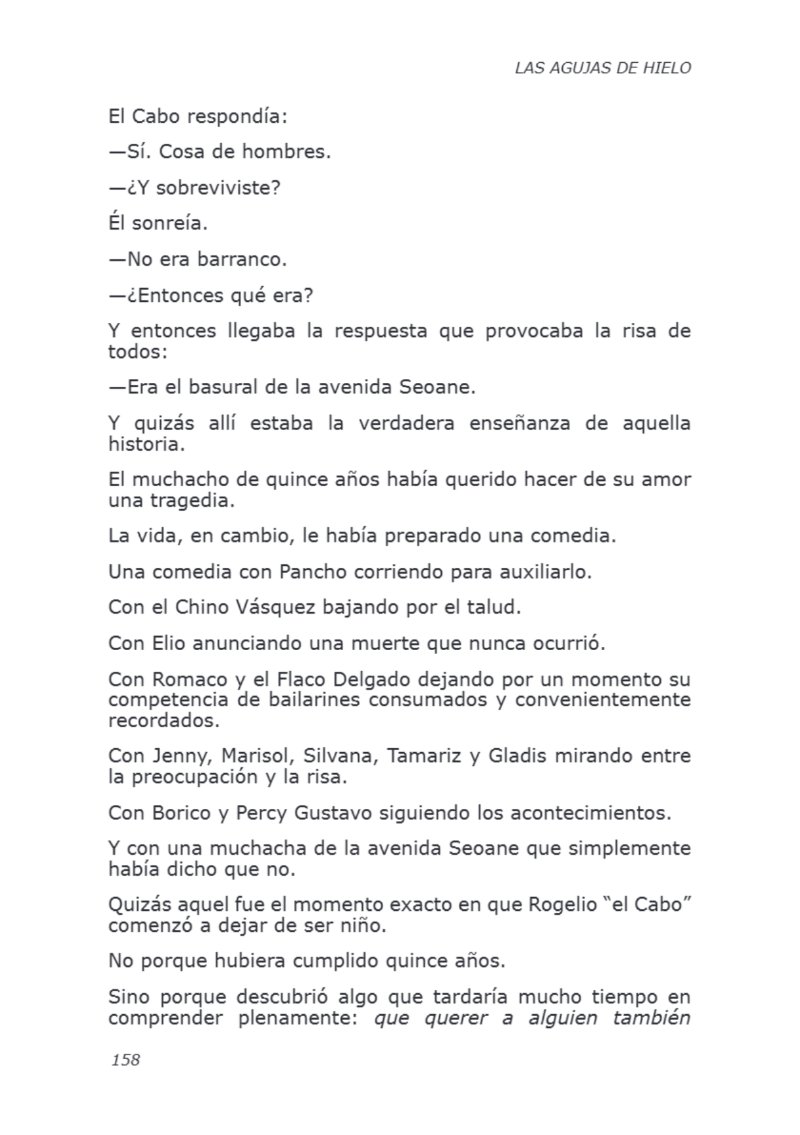 LIBRO AGUJAS DE HIELO I — page 158