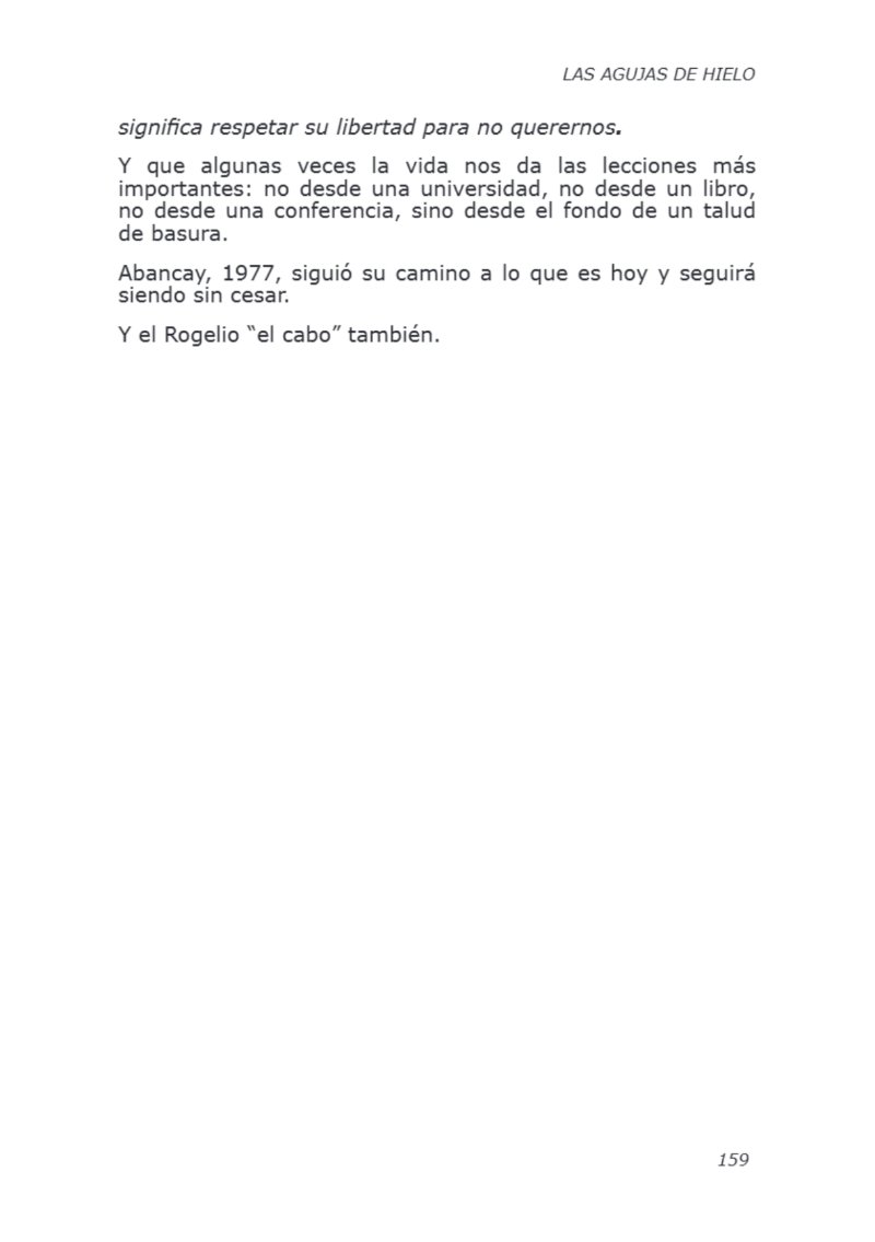 LIBRO AGUJAS DE HIELO I — page 159