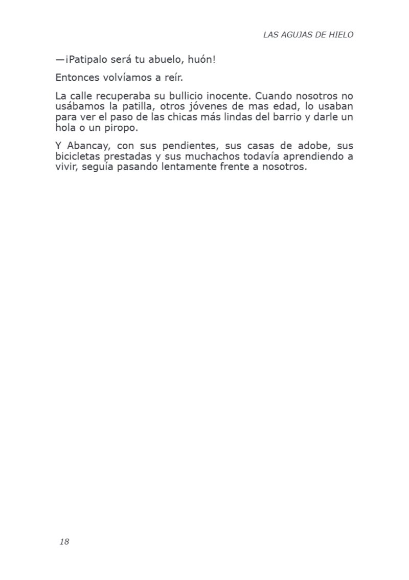LIBRO AGUJAS DE HIELO I — page 18