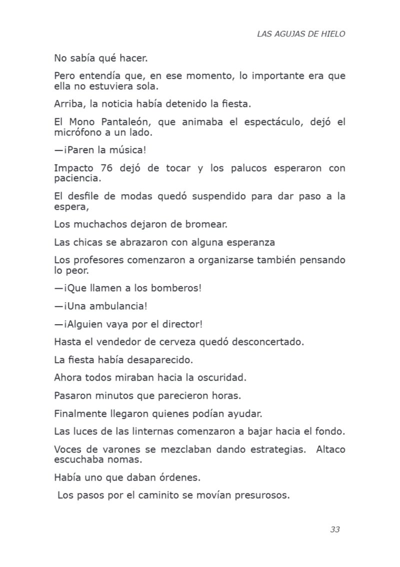 LIBRO AGUJAS DE HIELO I — page 33