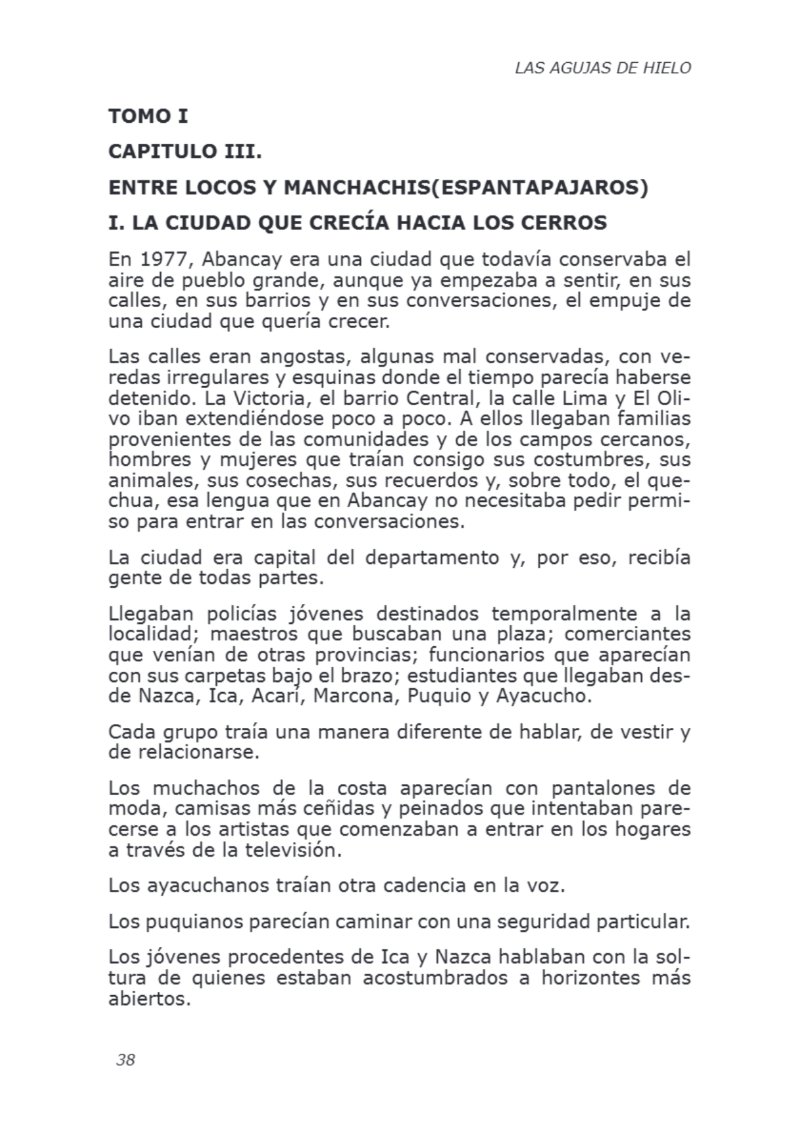 LIBRO AGUJAS DE HIELO I — page 38