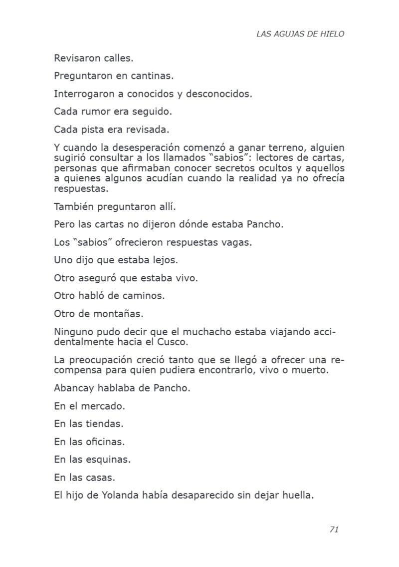 LIBRO AGUJAS DE HIELO I — page 71