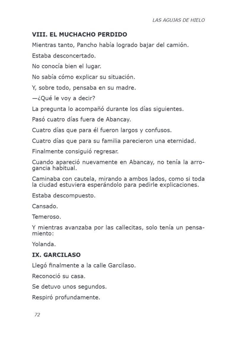 LIBRO AGUJAS DE HIELO I — page 72