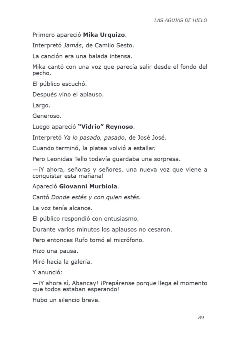 LIBRO AGUJAS DE HIELO I — page 89