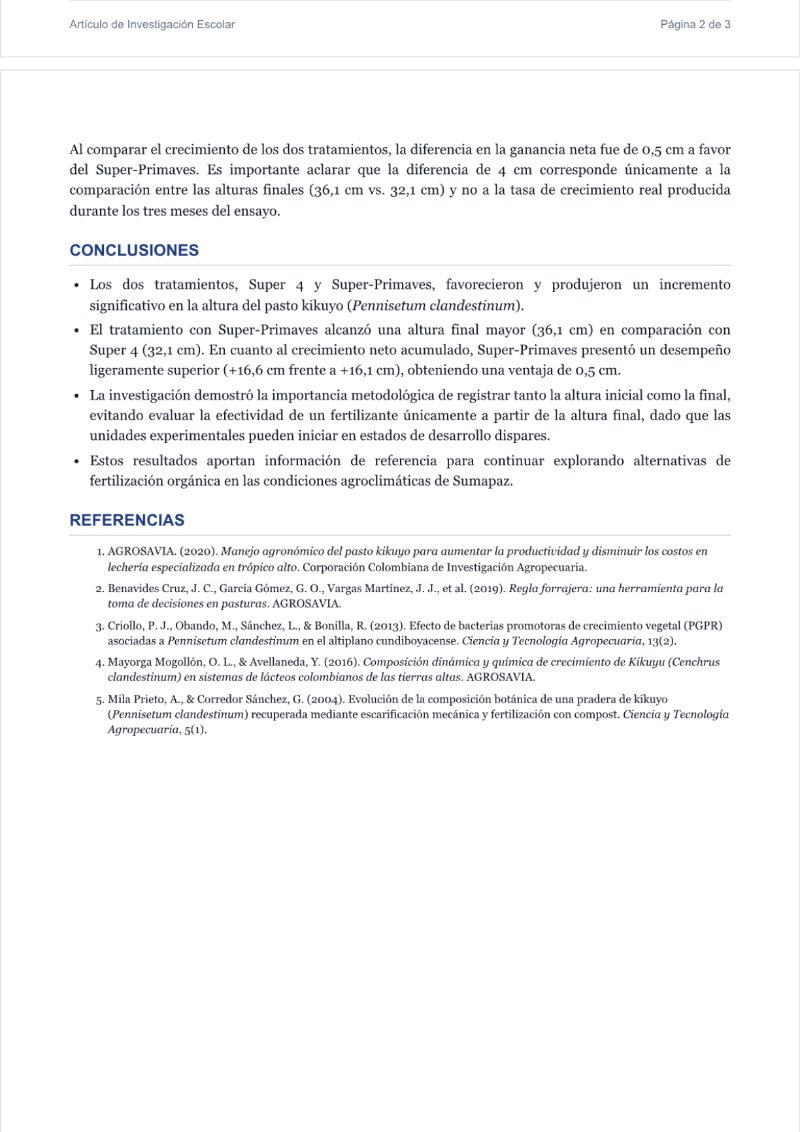 Ideas que Transforman, Proyectos de Investigación y creación de estudiantes de Grado 11 del Colegio Campestre Jaime Garzón IED — page 14