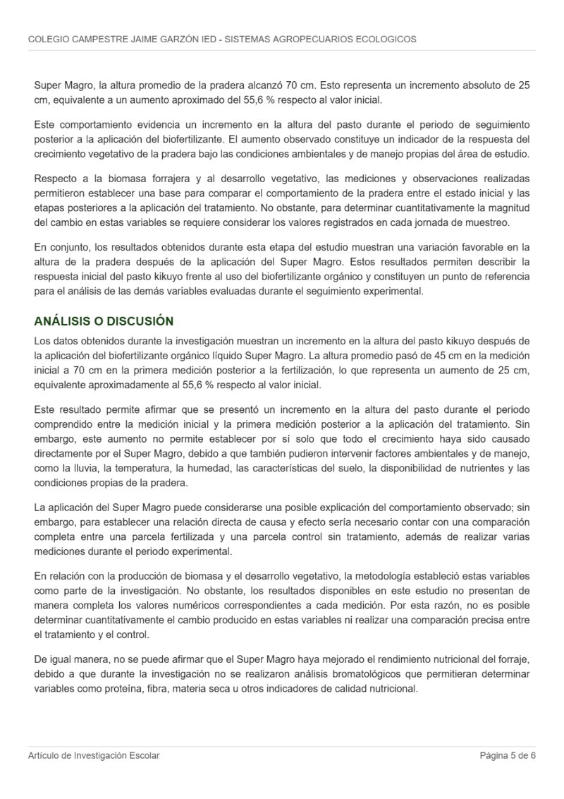 Ideas que Transforman, Proyectos de Investigación y creación de estudiantes de Grado 11 del Colegio Campestre Jaime Garzón IED — page 10
