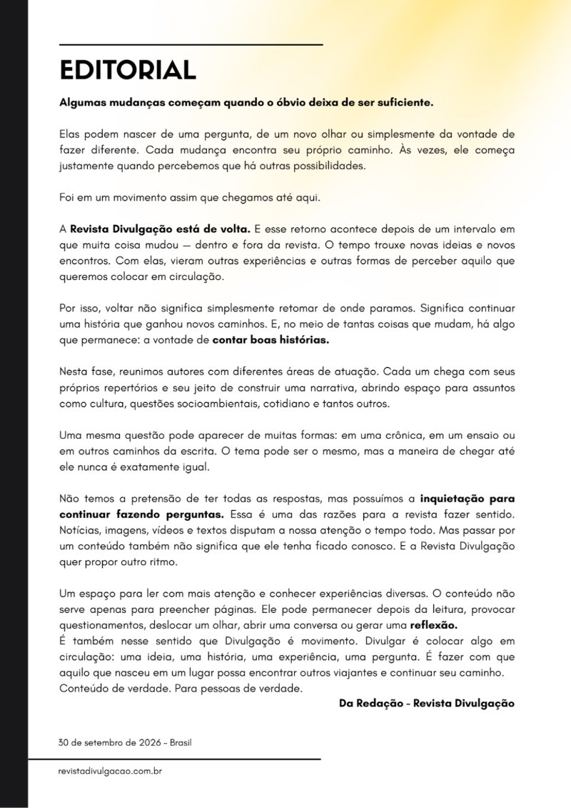 Revista Divulgação - 1º Edição_Set2026 — page 5