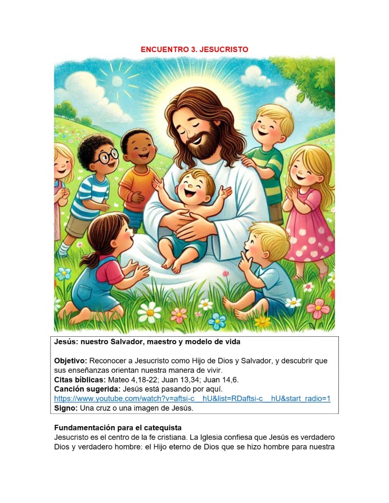 CATEQUESIS PRIMERA COMUNIÓN - GUÍA DEL CATEQUISTA — page 11