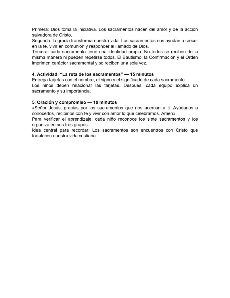 CATEQUESIS PRIMERA COMUNIÓN - GUÍA DEL CATEQUISTA — page 19