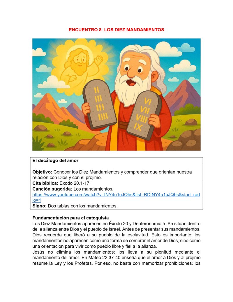 CATEQUESIS PRIMERA COMUNIÓN - GUÍA DEL CATEQUISTA — page 27