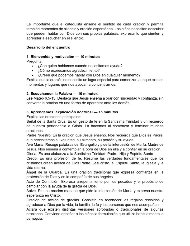 CATEQUESIS PRIMERA COMUNIÓN - GUÍA DEL CATEQUISTA — page 35