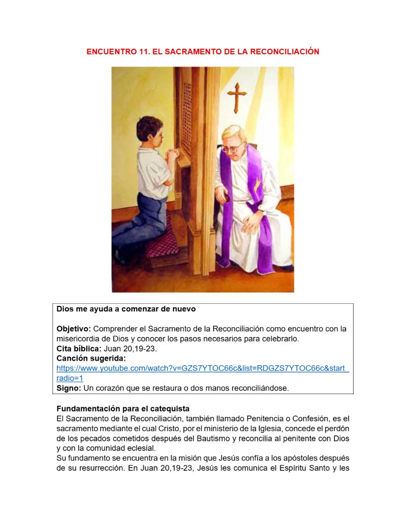 CATEQUESIS PRIMERA COMUNIÓN - GUÍA DEL CATEQUISTA — page 37