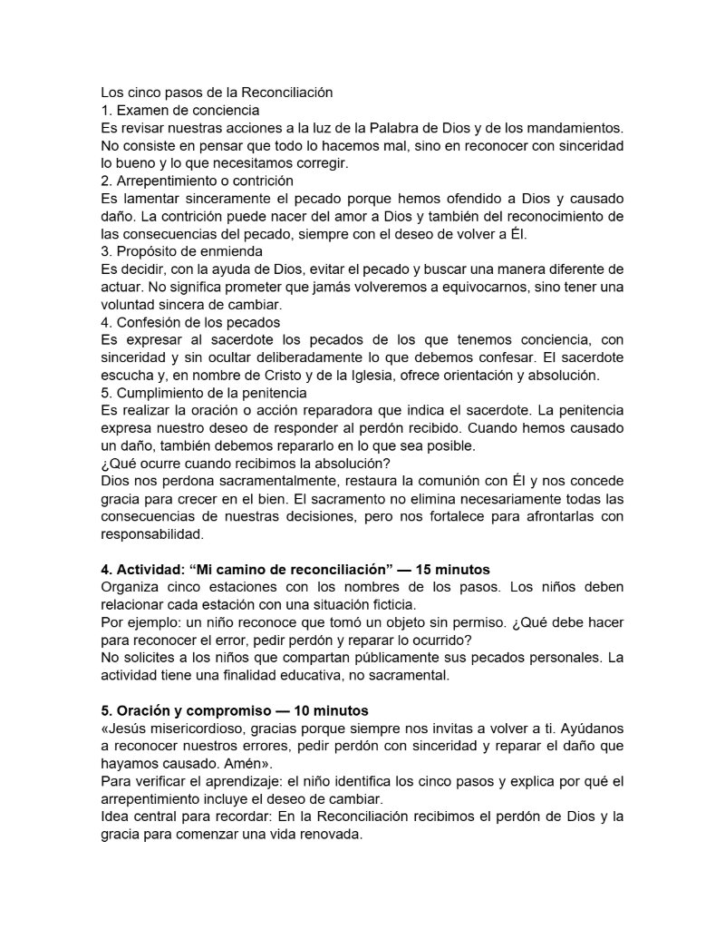 CATEQUESIS PRIMERA COMUNIÓN - GUÍA DEL CATEQUISTA — page 39