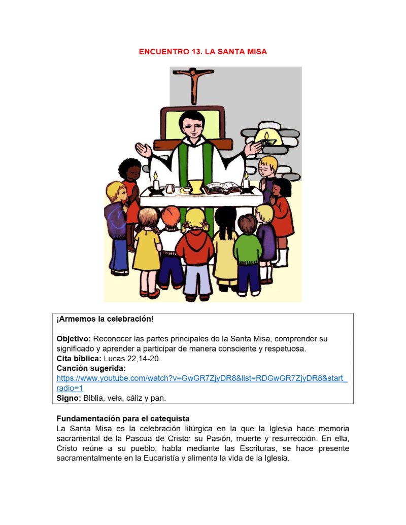 CATEQUESIS PRIMERA COMUNIÓN - GUÍA DEL CATEQUISTA — page 45