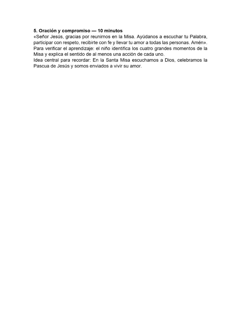 CATEQUESIS PRIMERA COMUNIÓN - GUÍA DEL CATEQUISTA — page 51