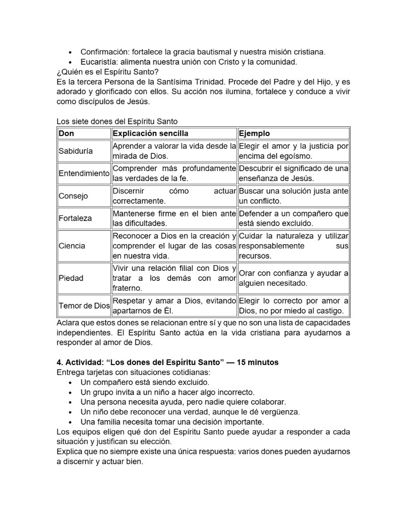 CATEQUESIS PRIMERA COMUNIÓN - GUÍA DEL CATEQUISTA — page 54
