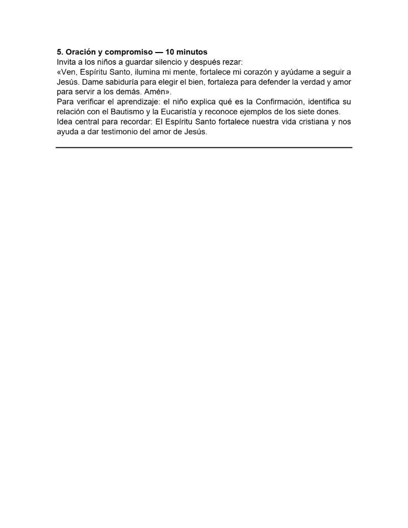 CATEQUESIS PRIMERA COMUNIÓN - GUÍA DEL CATEQUISTA — page 55
