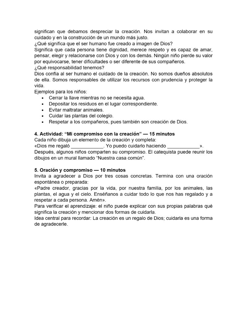 CATEQUESIS PRIMERA COMUNIÓN - GUÍA DEL CATEQUISTA — page 7