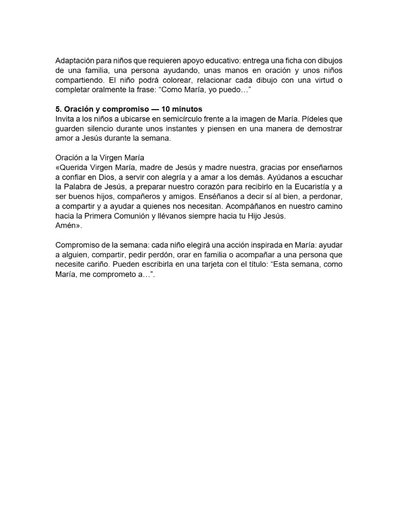 CATEQUESIS PRIMERA COMUNIÓN - GUÍA DEL CATEQUISTA — page 61