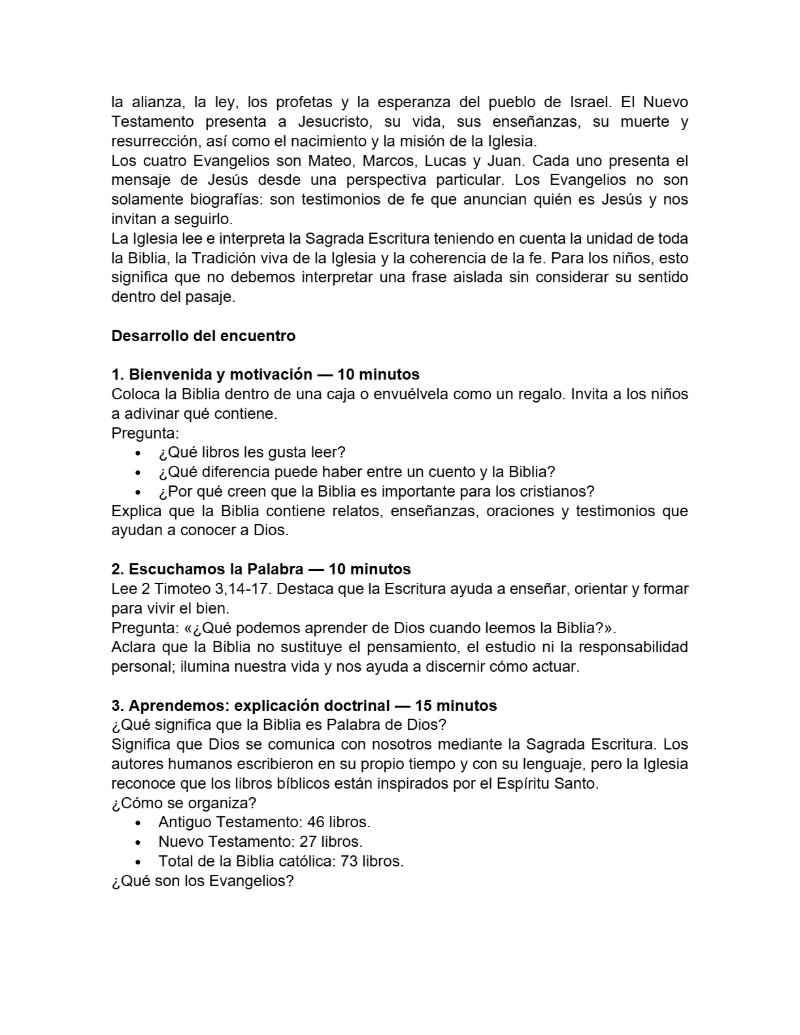 CATEQUESIS PRIMERA COMUNIÓN - GUÍA DEL CATEQUISTA — page 9