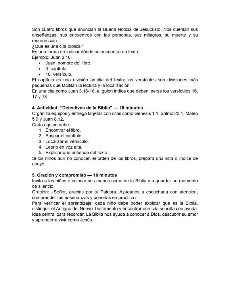 CATEQUESIS PRIMERA COMUNIÓN - GUÍA DEL CATEQUISTA — page 10