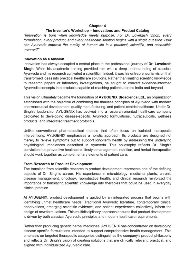 Dr. Lovekush Singh – The Visionary of Science, Innovation, and Ayurveda — page 18