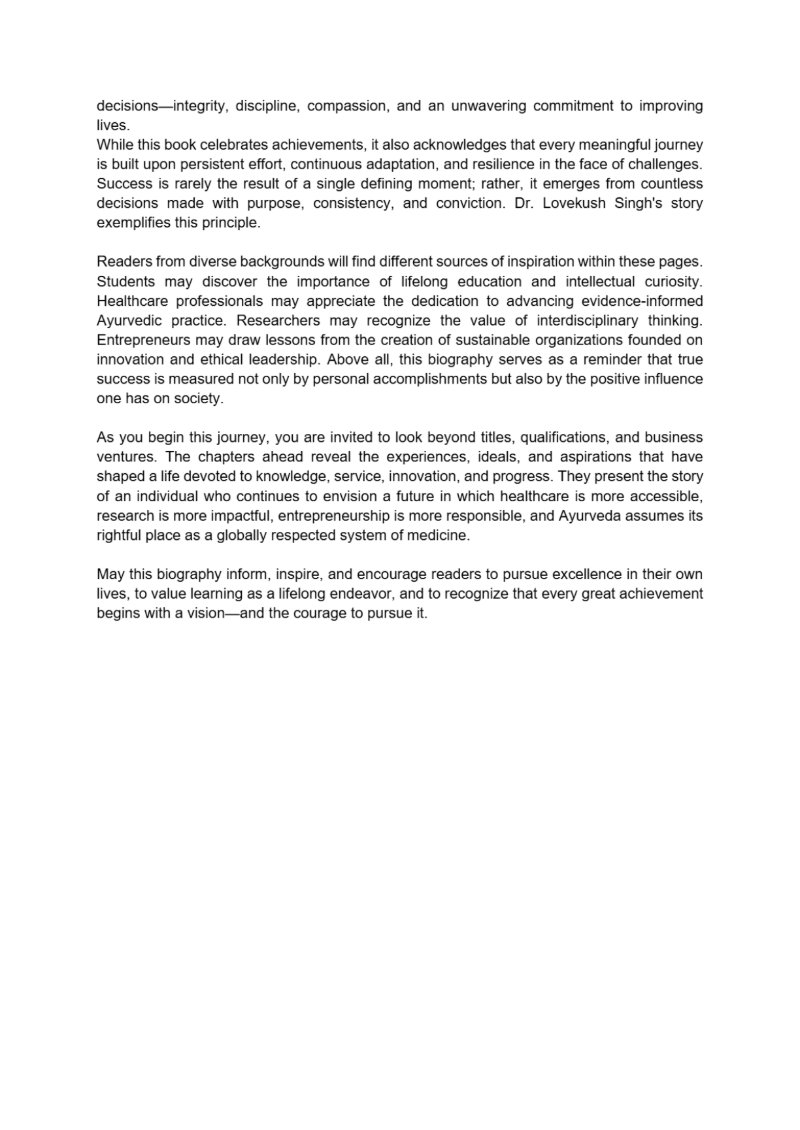 Dr. Lovekush Singh – The Visionary of Science, Innovation, and Ayurveda — page 3