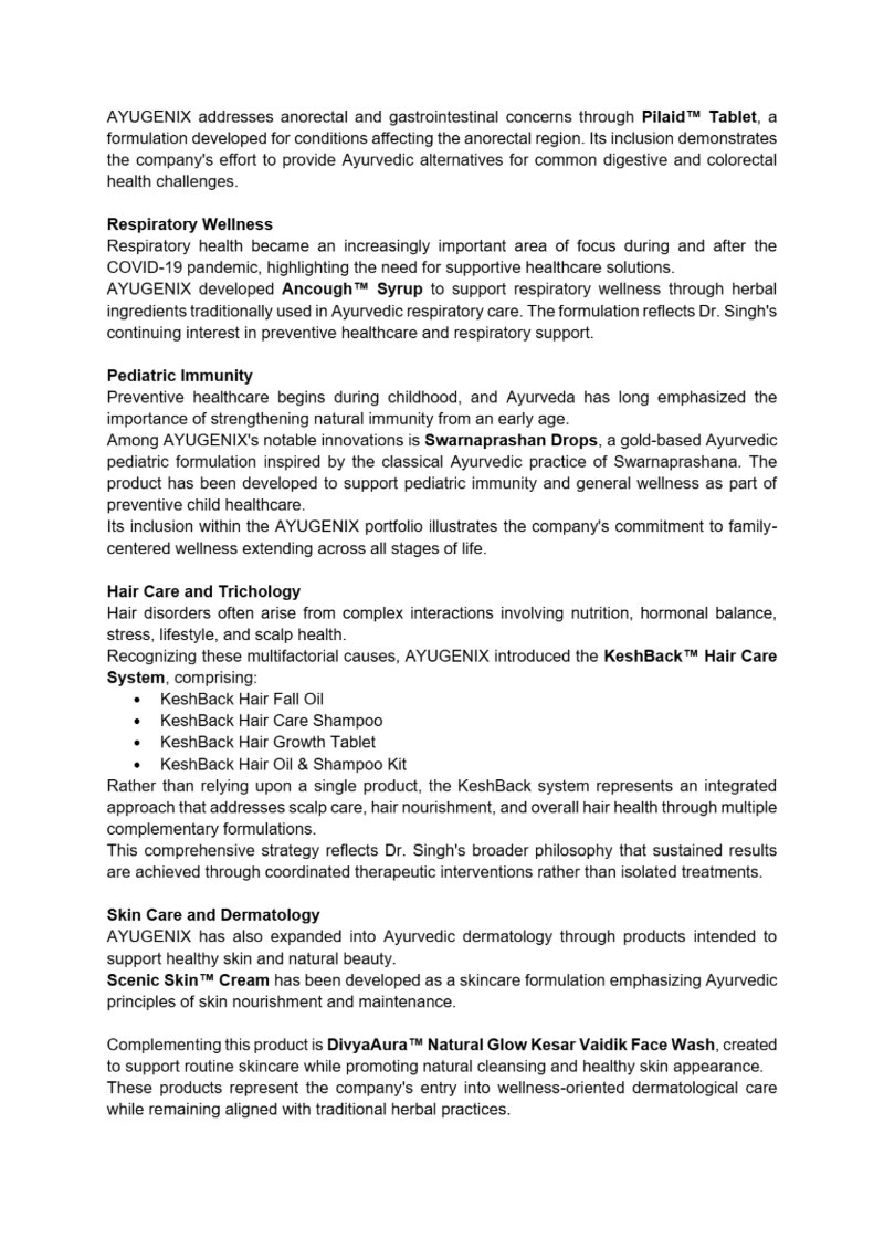 Dr. Lovekush Singh – The Visionary of Science, Innovation, and Ayurveda — page 21