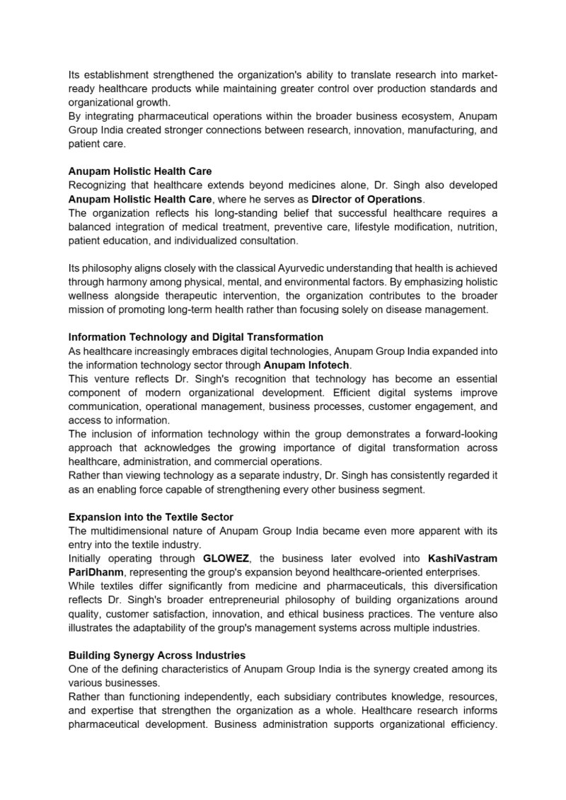 Dr. Lovekush Singh – The Visionary of Science, Innovation, and Ayurveda — page 30