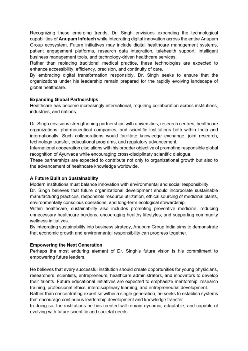 Dr. Lovekush Singh – The Visionary of Science, Innovation, and Ayurveda — page 63