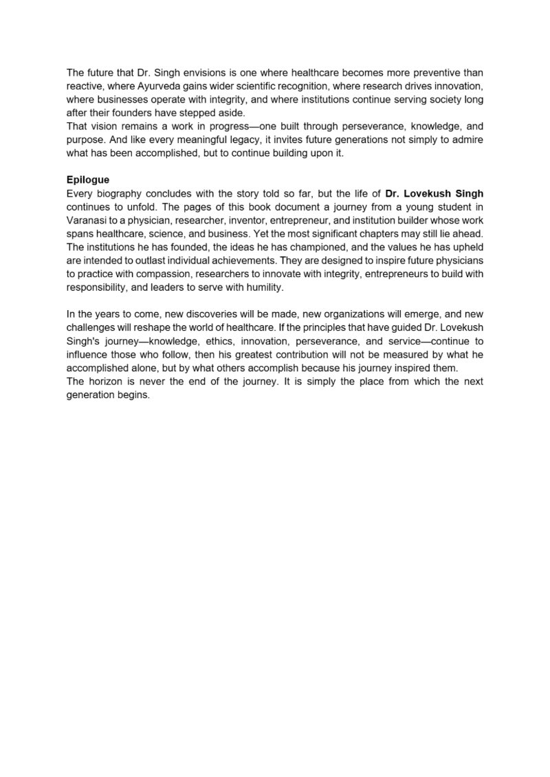 Dr. Lovekush Singh – The Visionary of Science, Innovation, and Ayurveda — page 65
