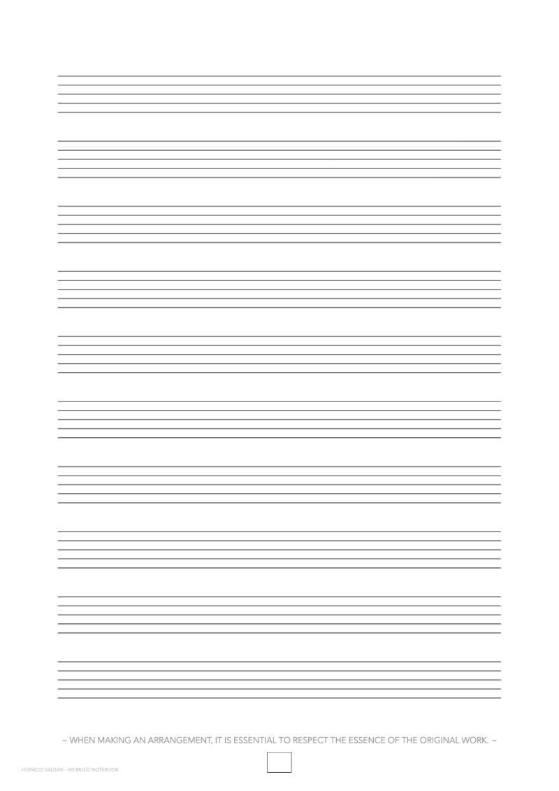 His Music Notebook — page 12