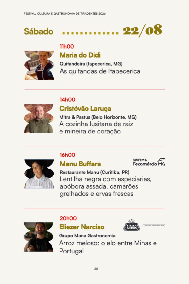 Festival Cultura e Gastronomia de Tiradentes 2026 — page 20