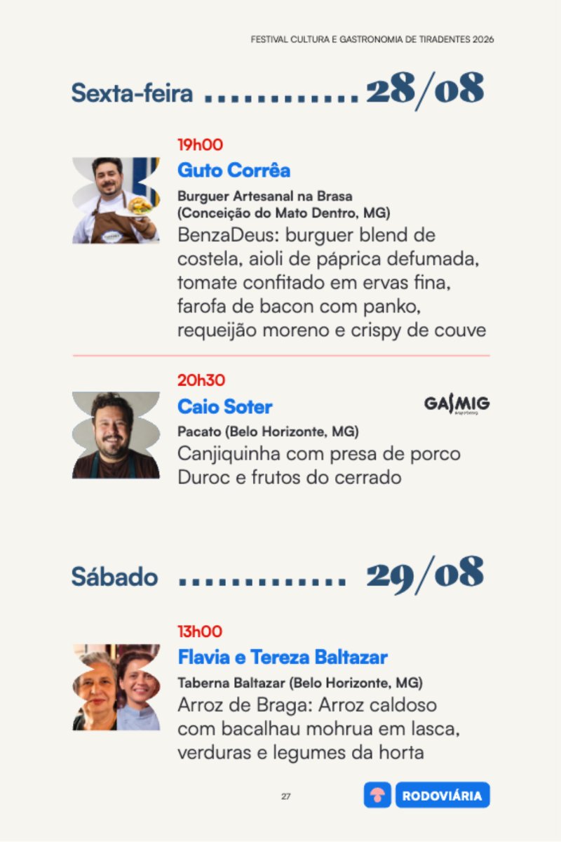Festival Cultura e Gastronomia de Tiradentes 2026 — page 27