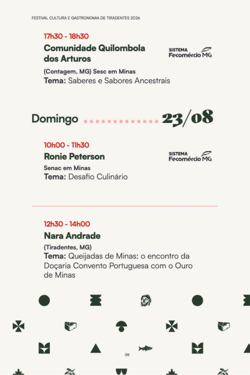 Festival Cultura e Gastronomia de Tiradentes 2026 — page 38