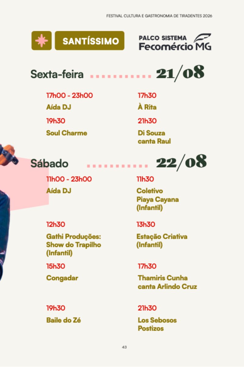 Festival Cultura e Gastronomia de Tiradentes 2026 — page 43