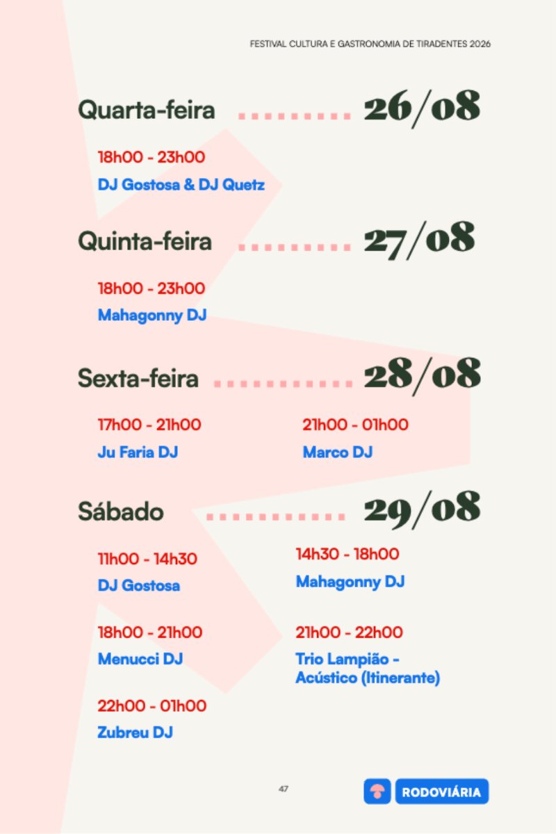 Festival Cultura e Gastronomia de Tiradentes 2026 — page 47