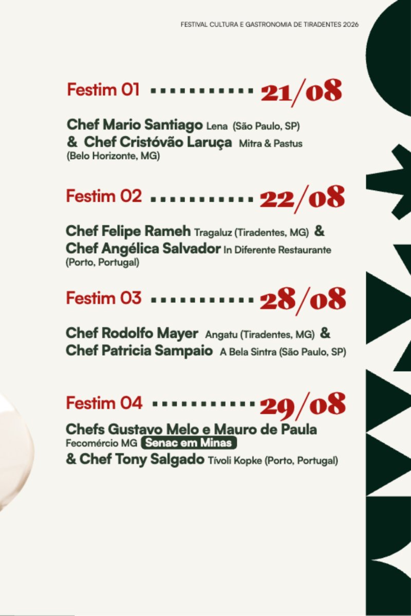 Festival Cultura e Gastronomia de Tiradentes 2026 — page 59