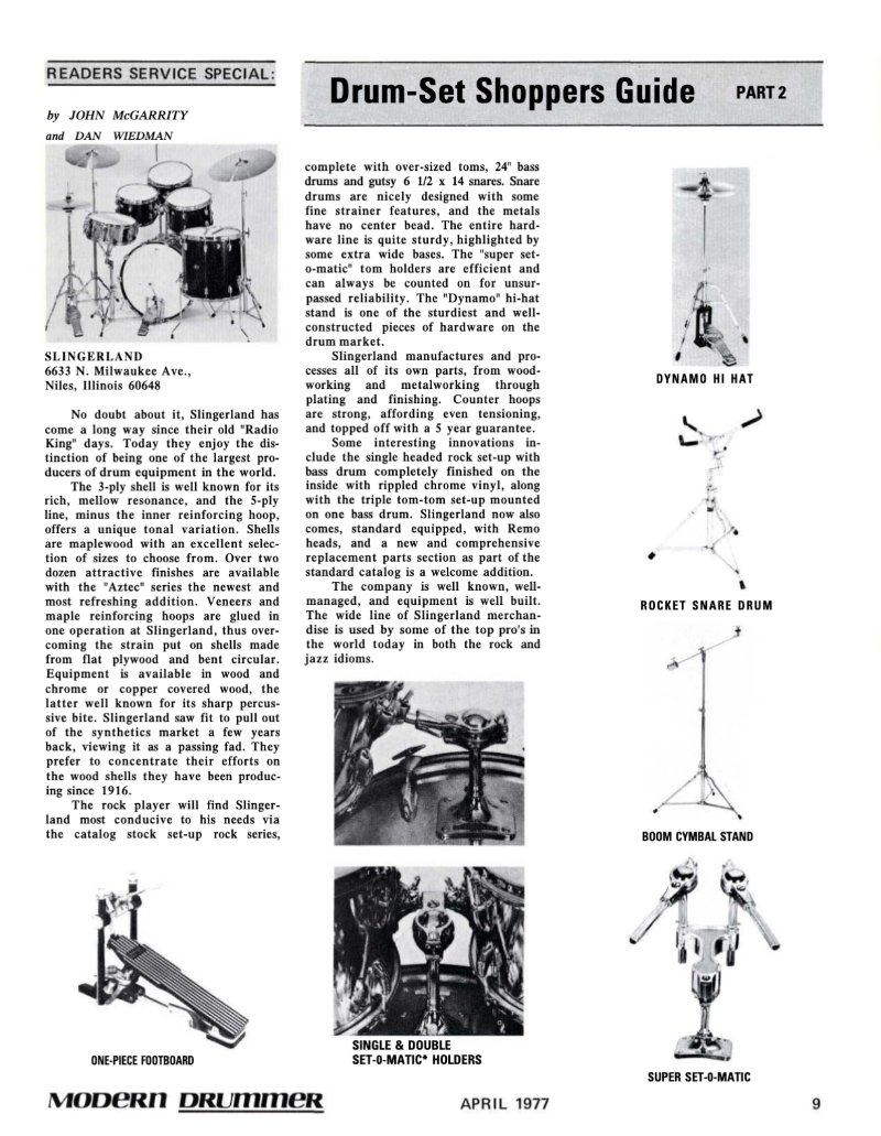 April 1977 - Modern Drummer - Roy Burns — page 6
